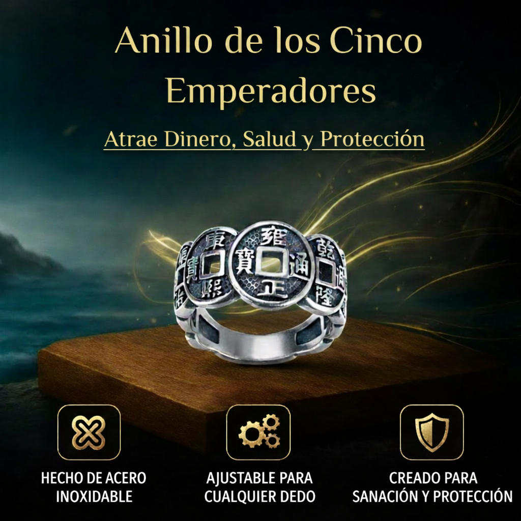 Exclusivo Anillo Cinco Emperadores (Five Emperor Ring)