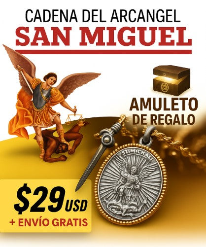 Collar Arcangel San Miguel + Amuleto de Regalo