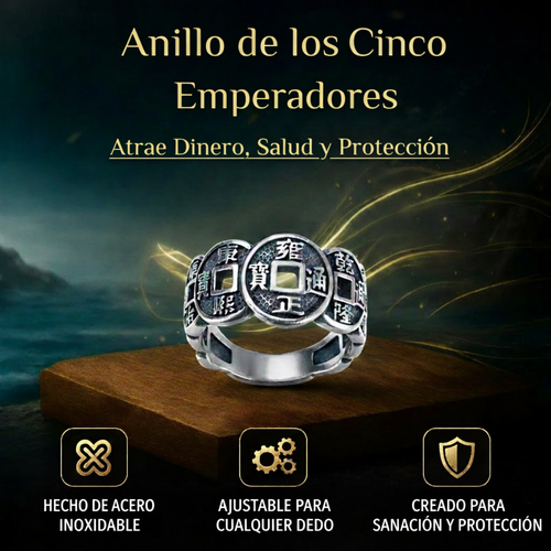 Exclusivo Anillo Cinco Emperadores (Five Emperor Ring)